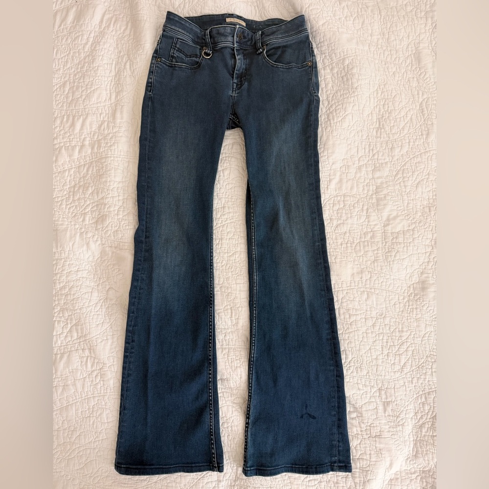 Burberry Dark Blue Flare Jeans